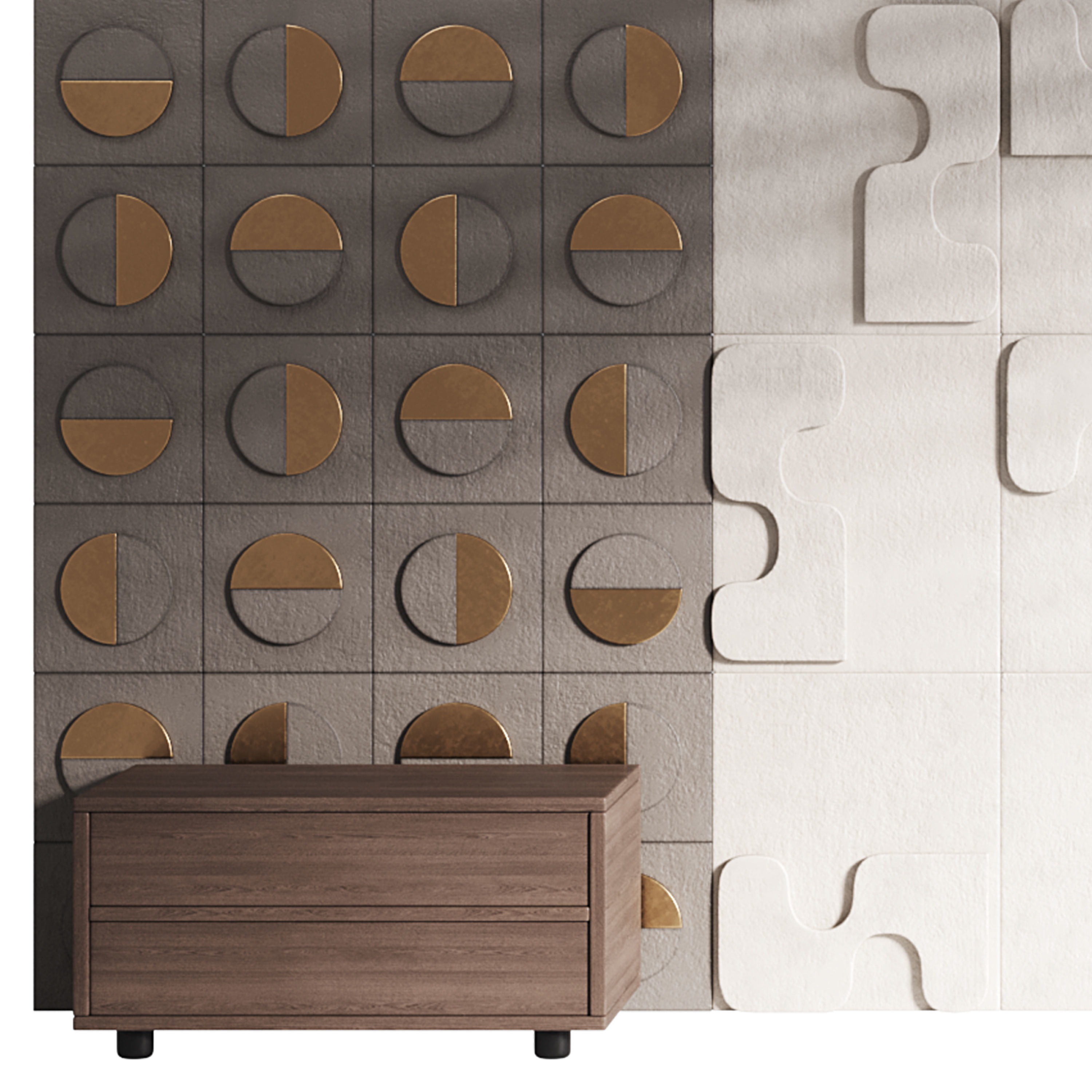 Decorative Wall panel  64 3D model_1