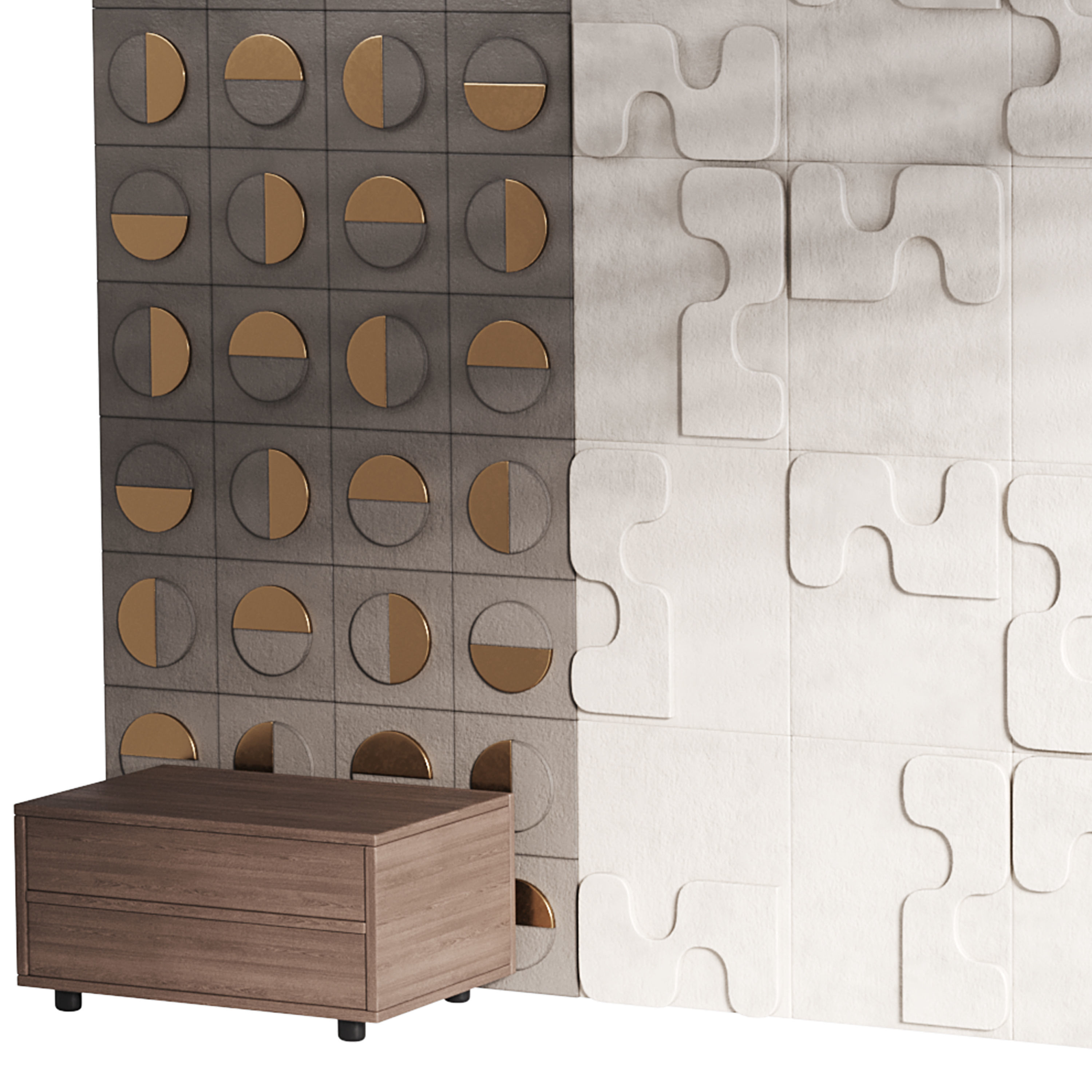 Decorative Wall panel  64 3D model_4