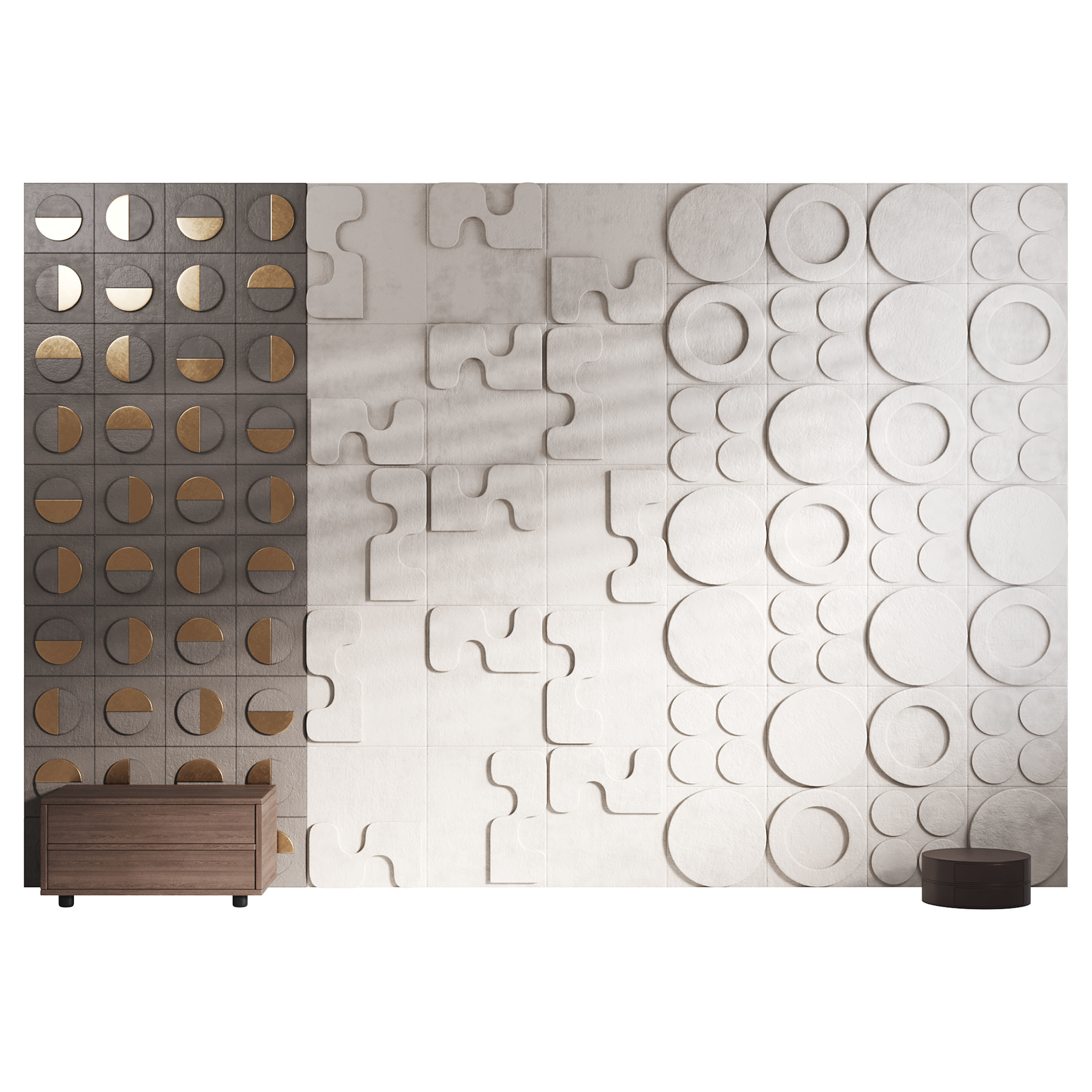 Decorative Wall panel  64 3D model_11