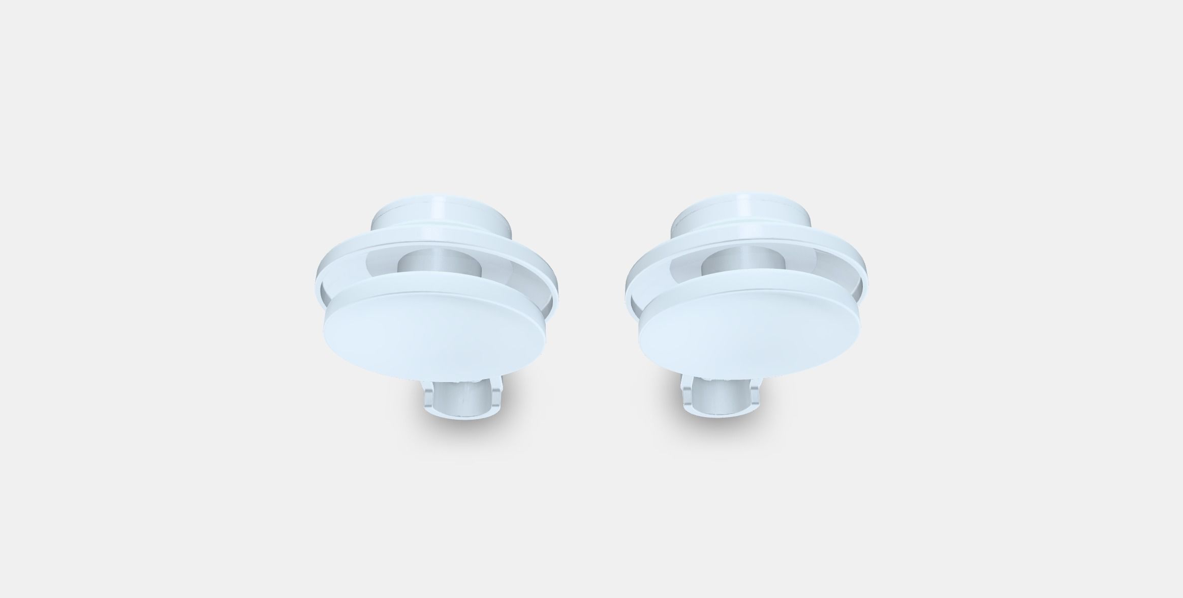 TISKEN Hook with suction cup Low-poly 3D model_3