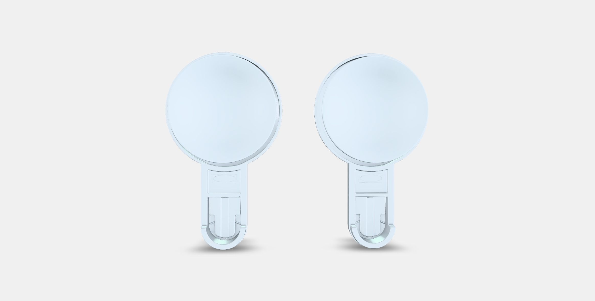 TISKEN Hook with suction cup Low-poly 3D model_14