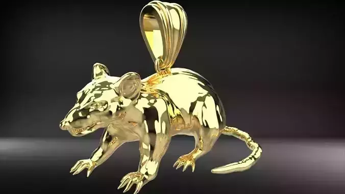 Mouse Charm  Rat Charm Bracelet Necklace Pendant Pet Jewelry