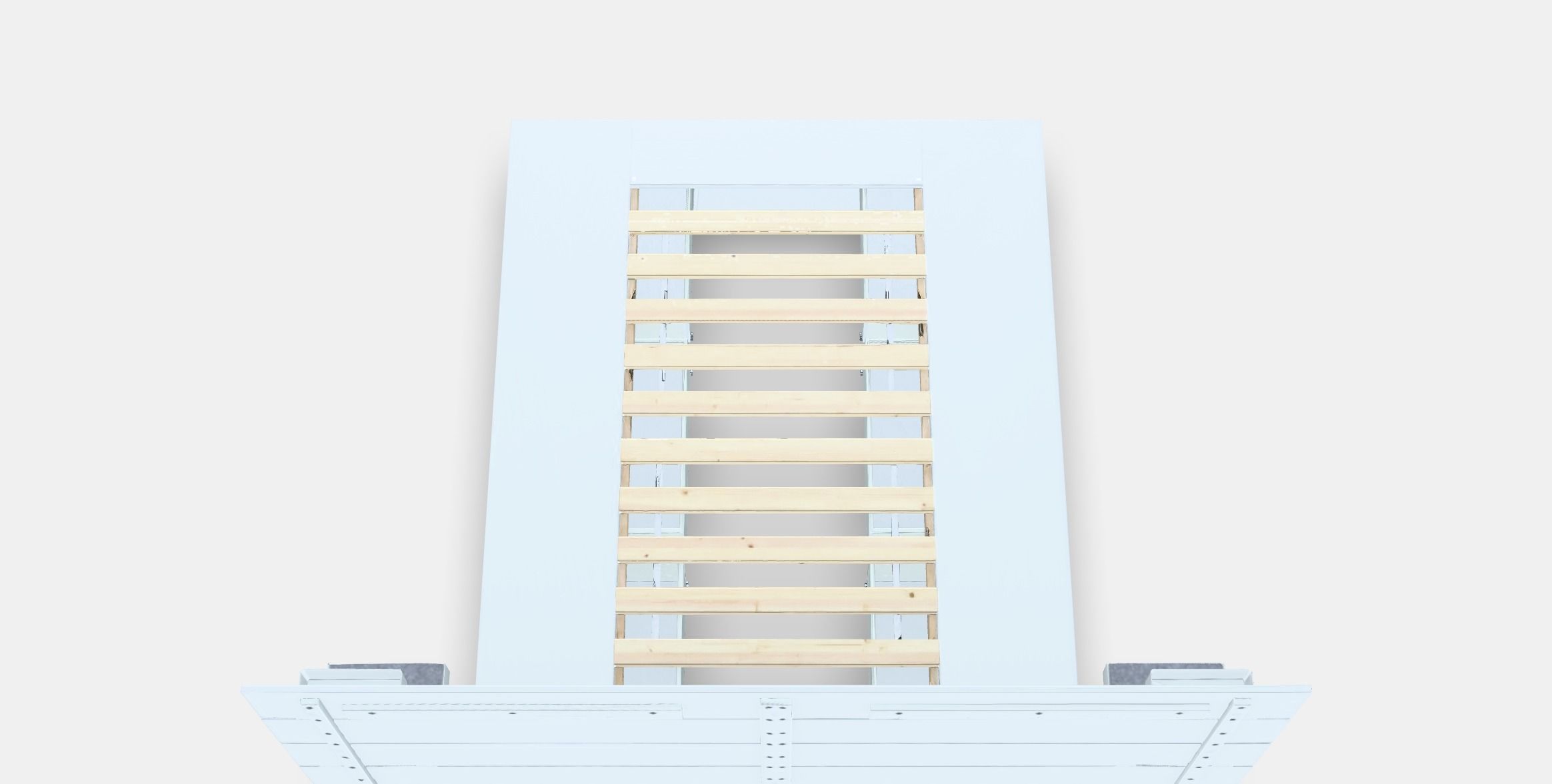 NORDLI Bed frame w storage and headboard Low-poly 3D model_4