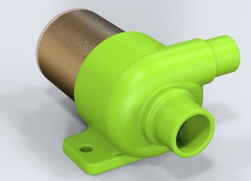 Pump For Aquarium  3D print model_43