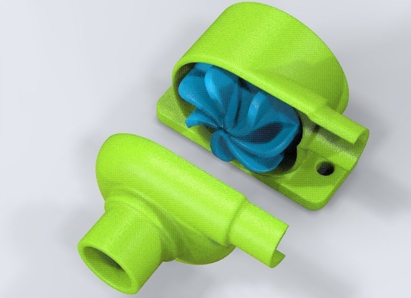 Pump For Aquarium  3D print model_53