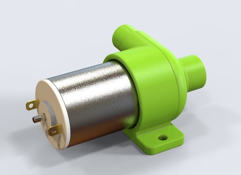 Pump For Aquarium  3D print model_34