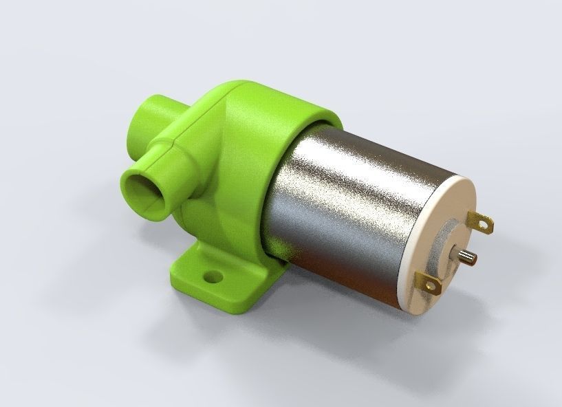 Pump For Aquarium  3D print model_33