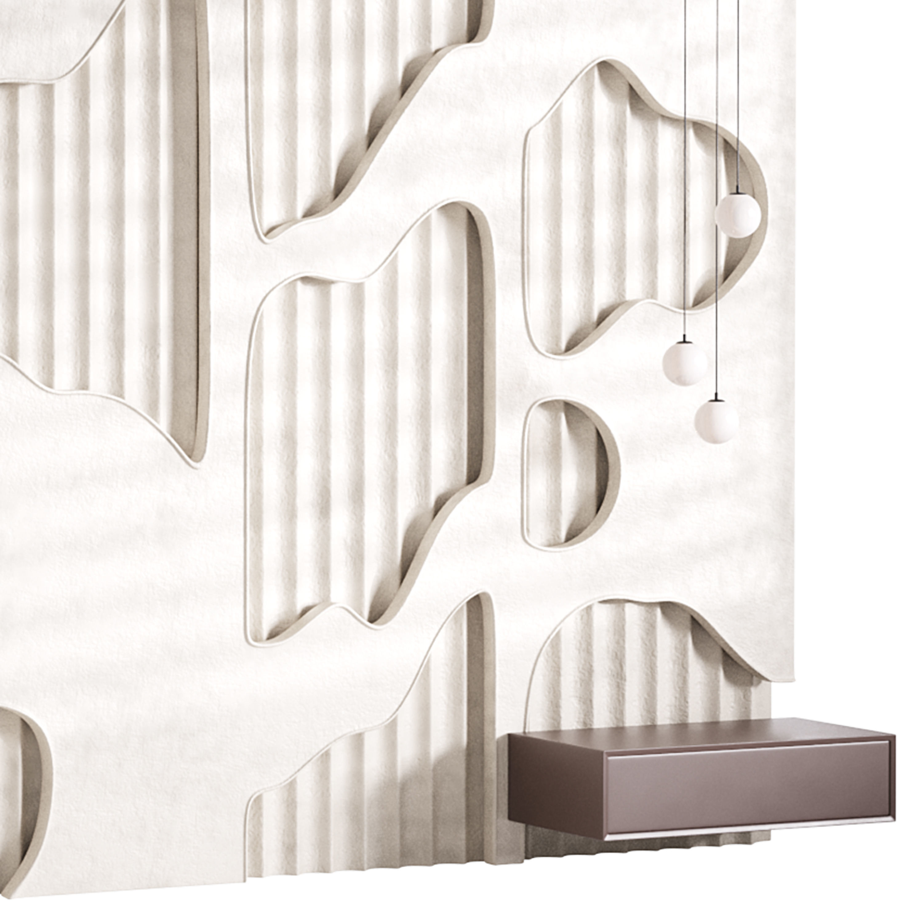 Decorative Wall panel  65 3D model_7