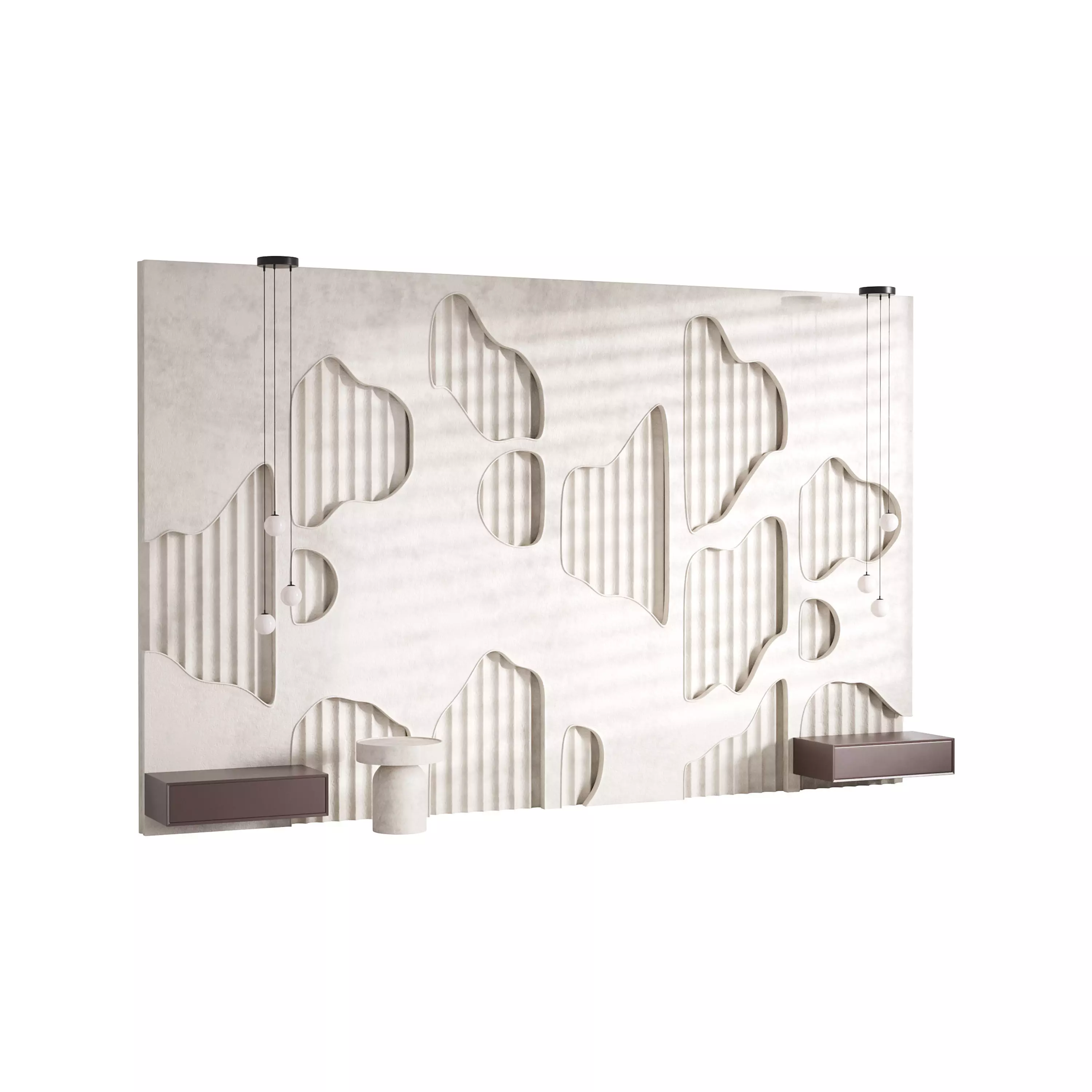 Decorative Wall panel  65 3D model_0