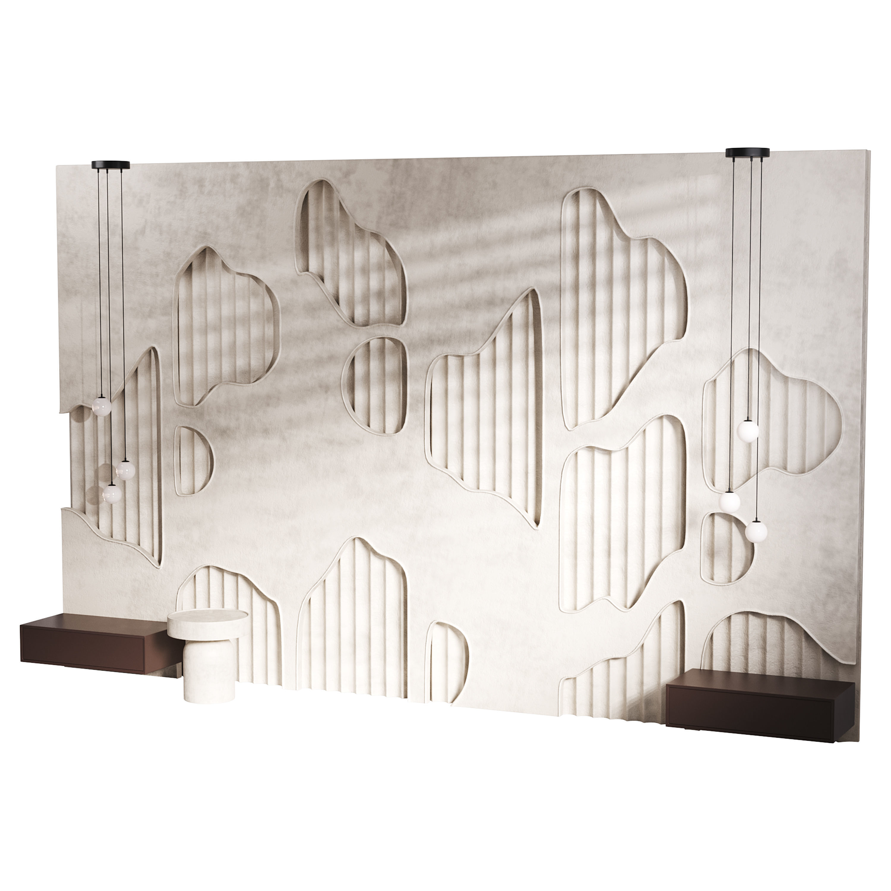 Decorative Wall panel  65 3D model_2