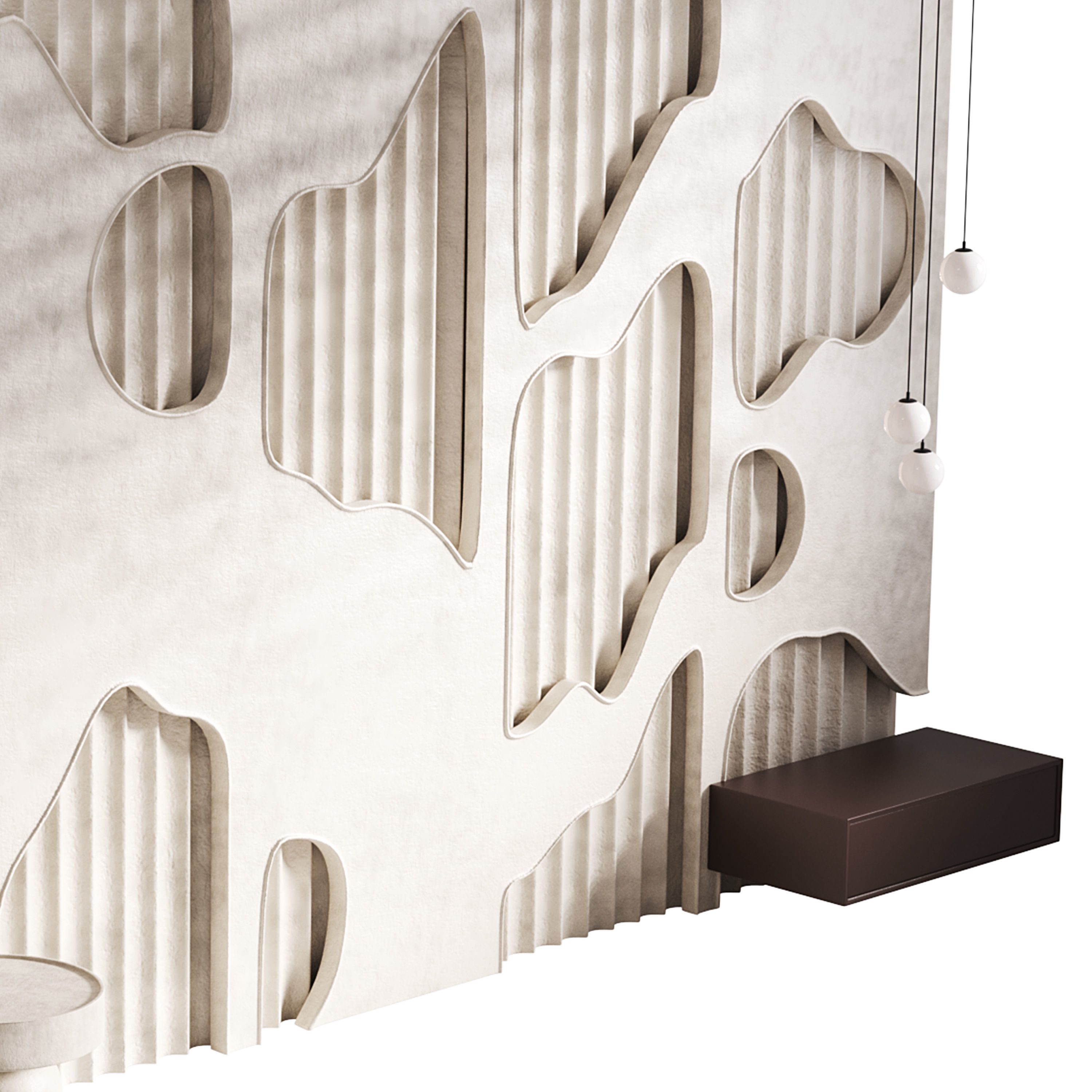 Decorative Wall panel  65 3D model_10