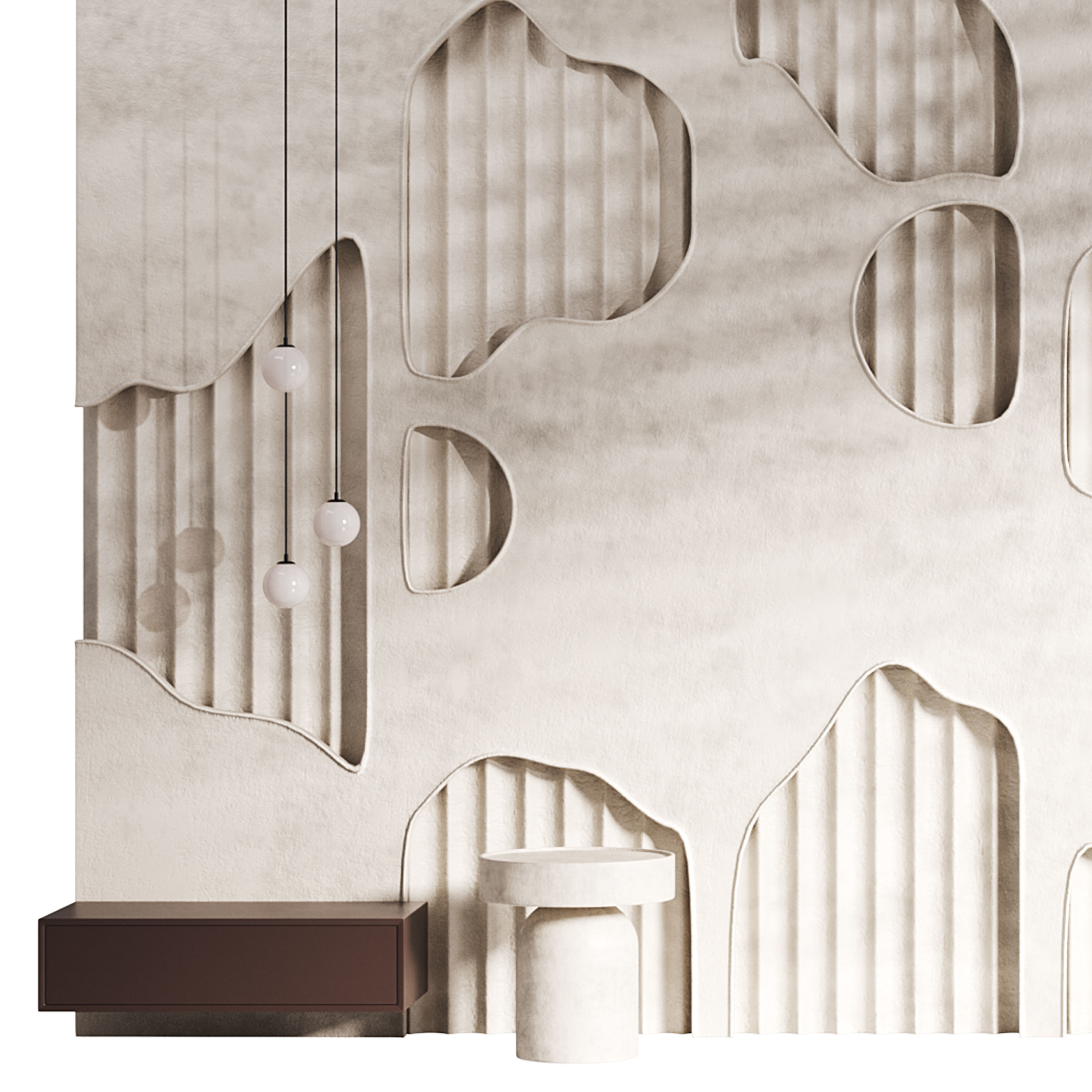 Decorative Wall panel  65 3D model_1