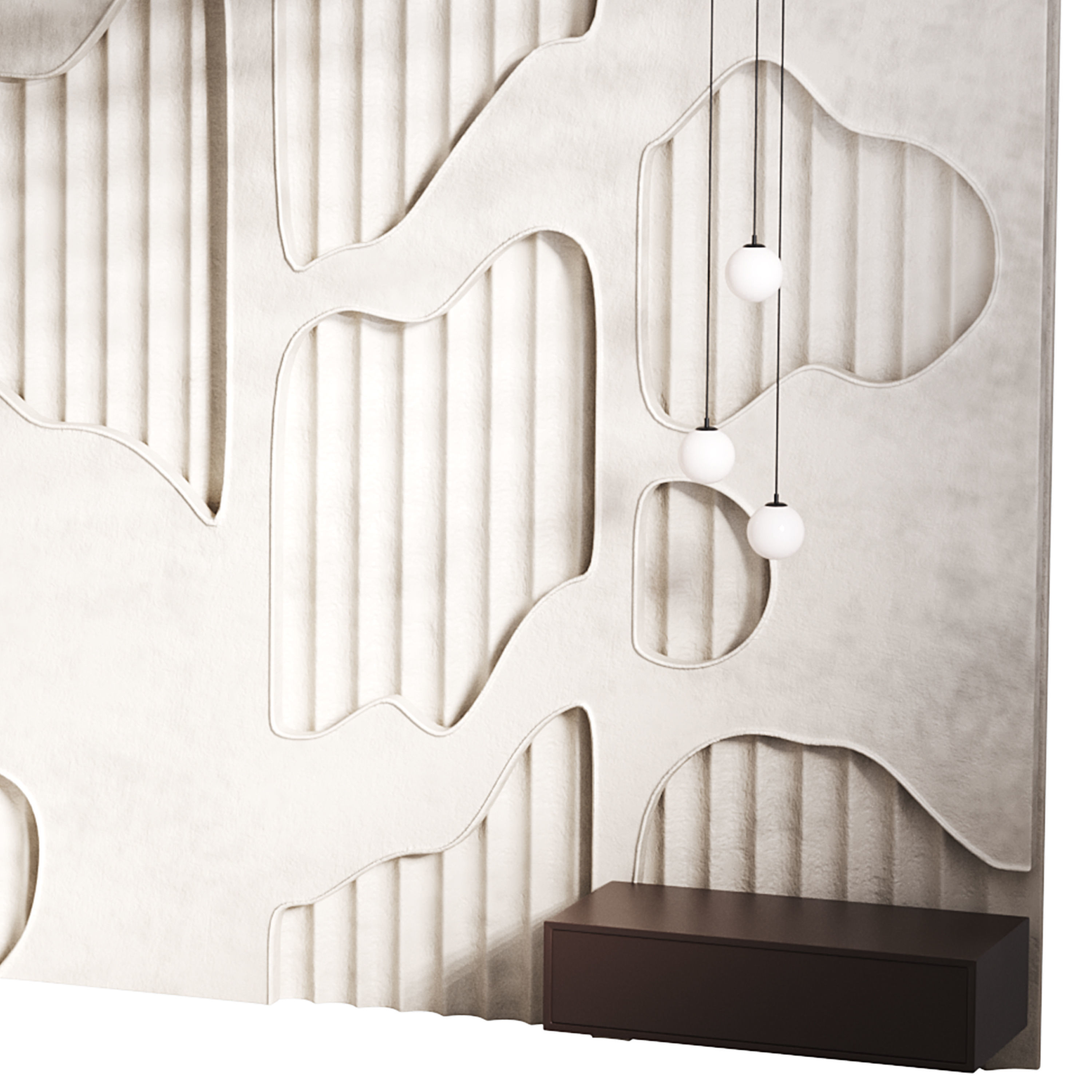 Decorative Wall panel  65 3D model_3