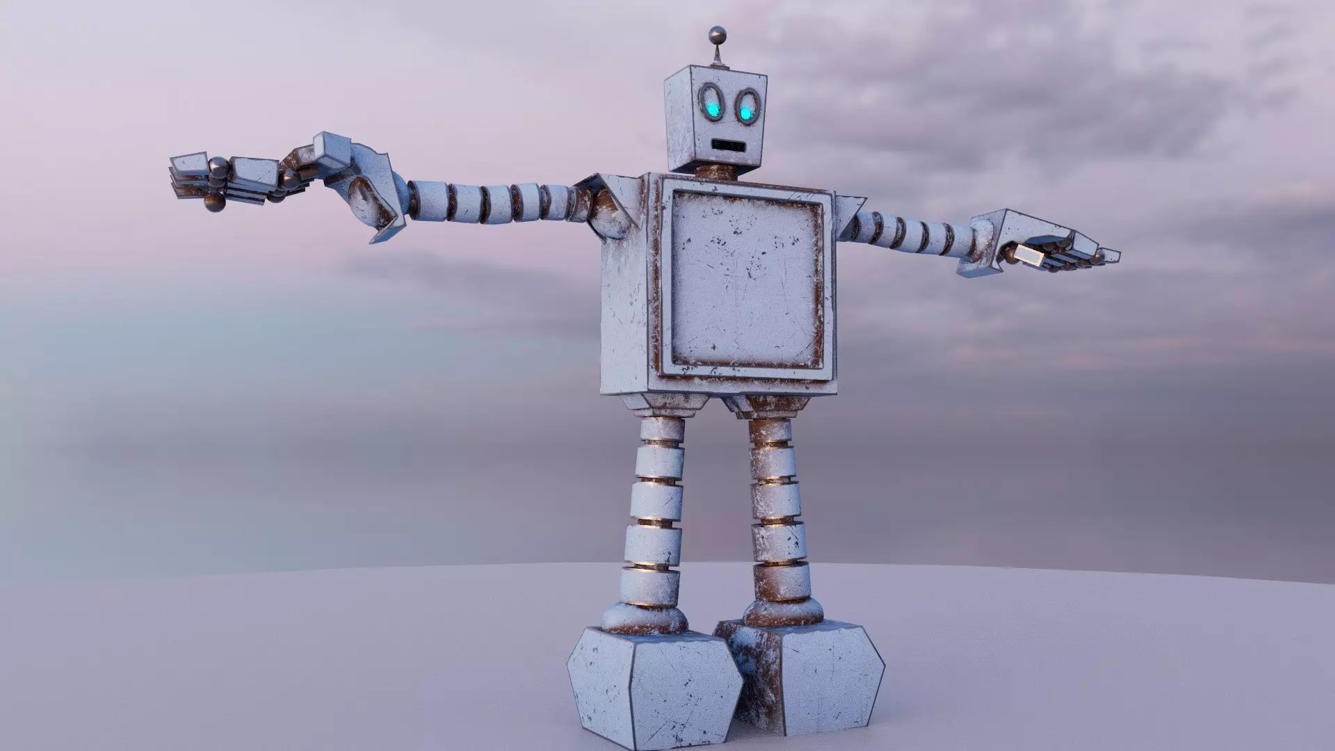 Super Robo - Realistic  Free 3D model_0