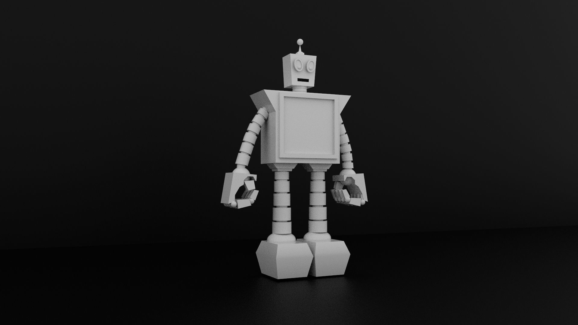 Super Robo - Realistic  Free 3D model_5