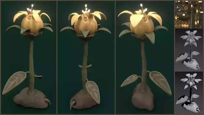 Stylized Fantasy Flower