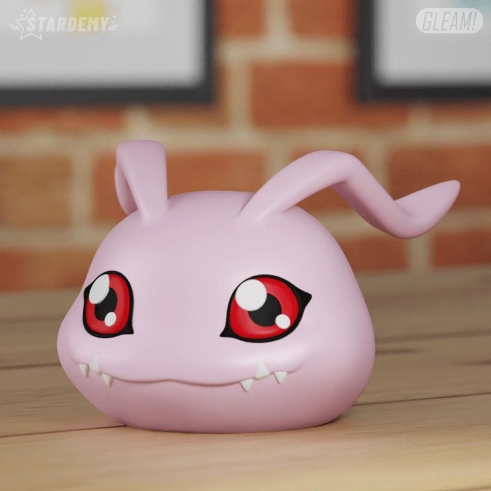Koromon 2 models Chibi Cute Digimon Fanart 3D print model_3