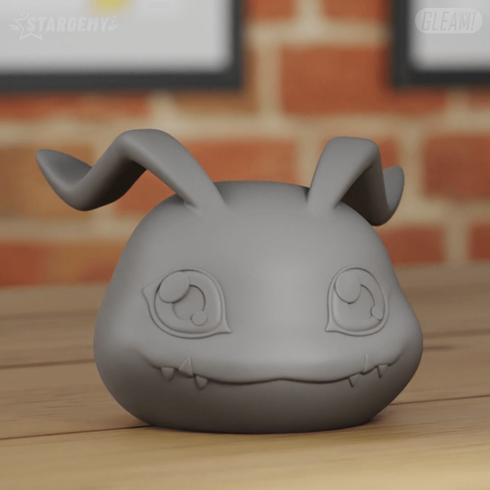 Koromon 2 models Chibi Cute Digimon Fanart 3D print model_9