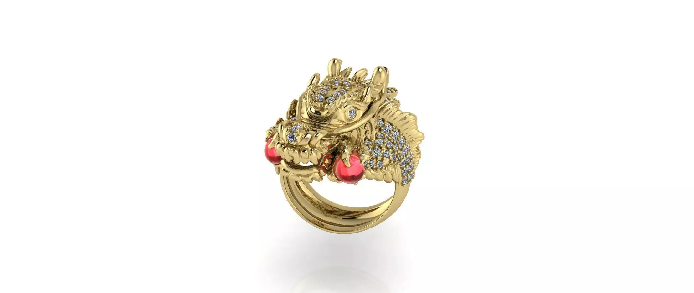 Dragon Ring Free 3D print model