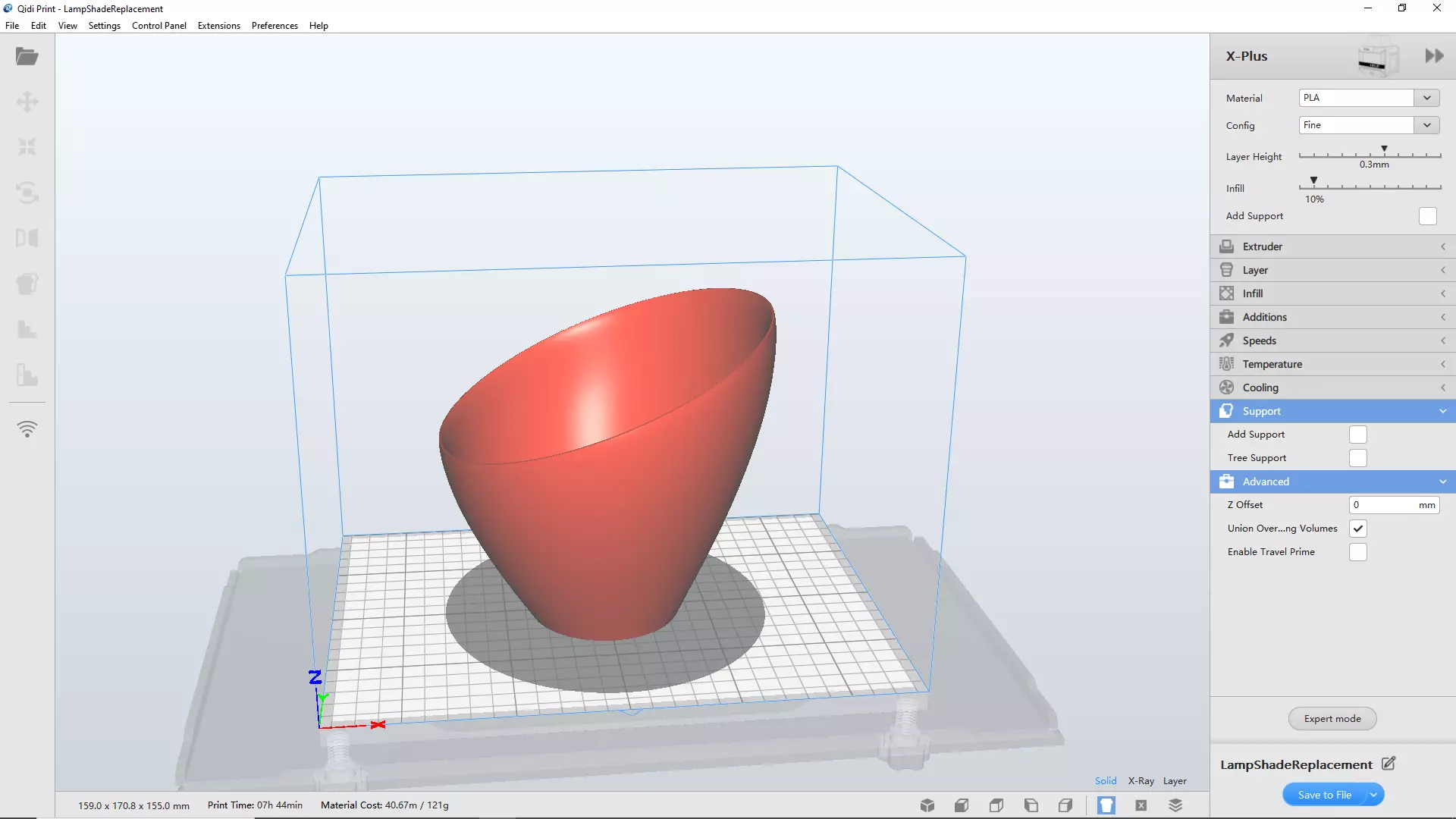 Lamp Shade Medusa style 3D print model_0