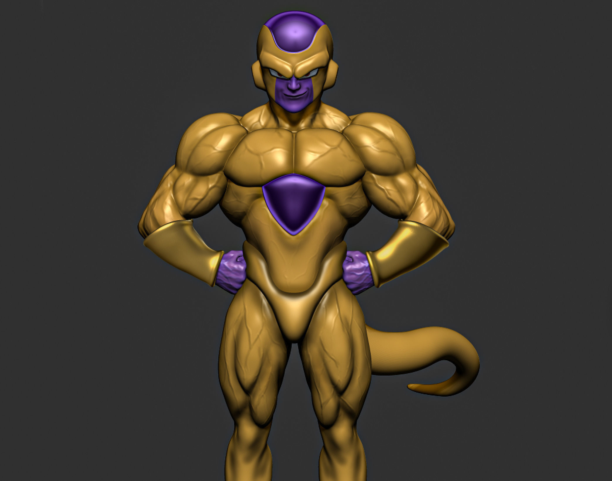Golden Freeza - Dragon Ball 3D print model_4