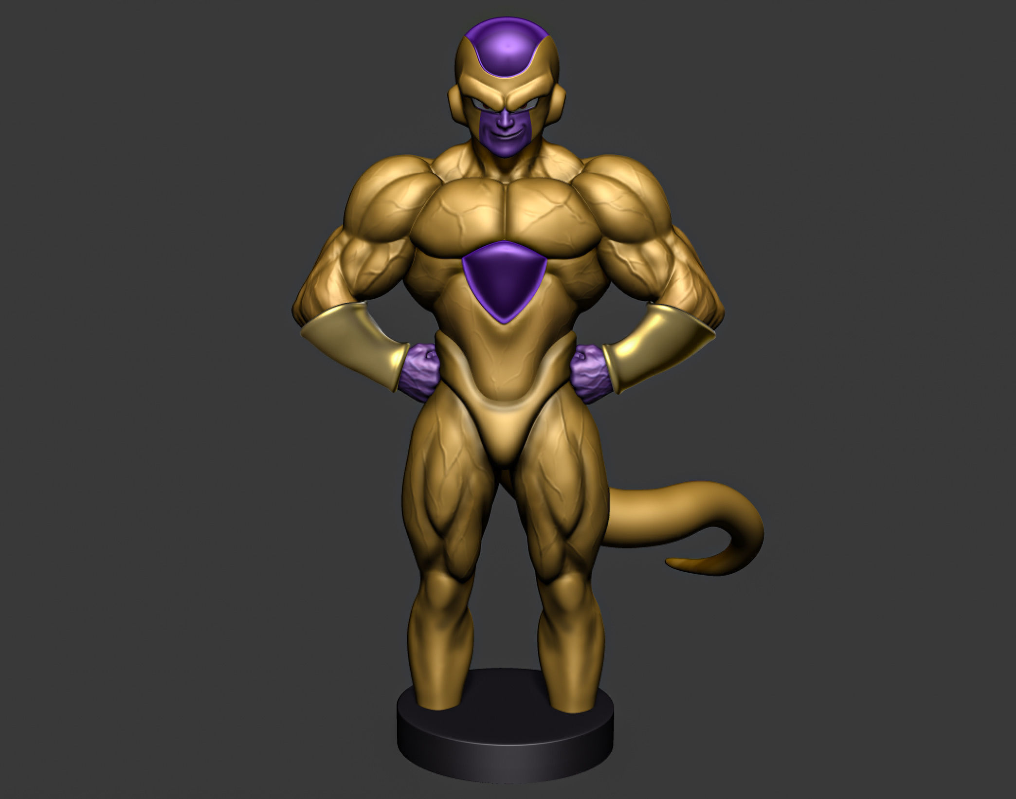 Golden Freeza - Dragon Ball 3D print model_5