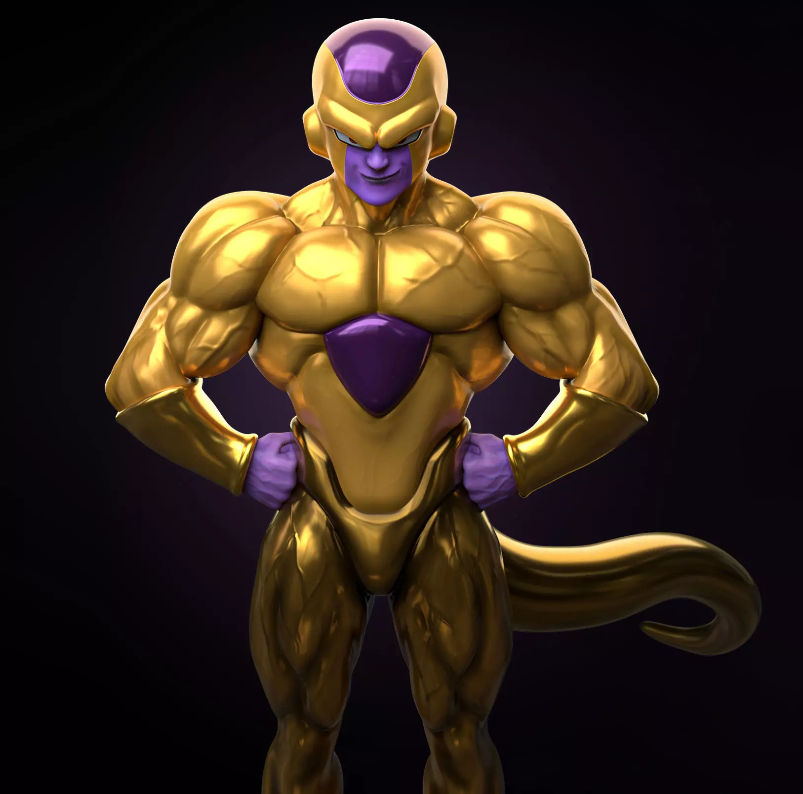 Golden Freeza - Dragon Ball 3D print model_0