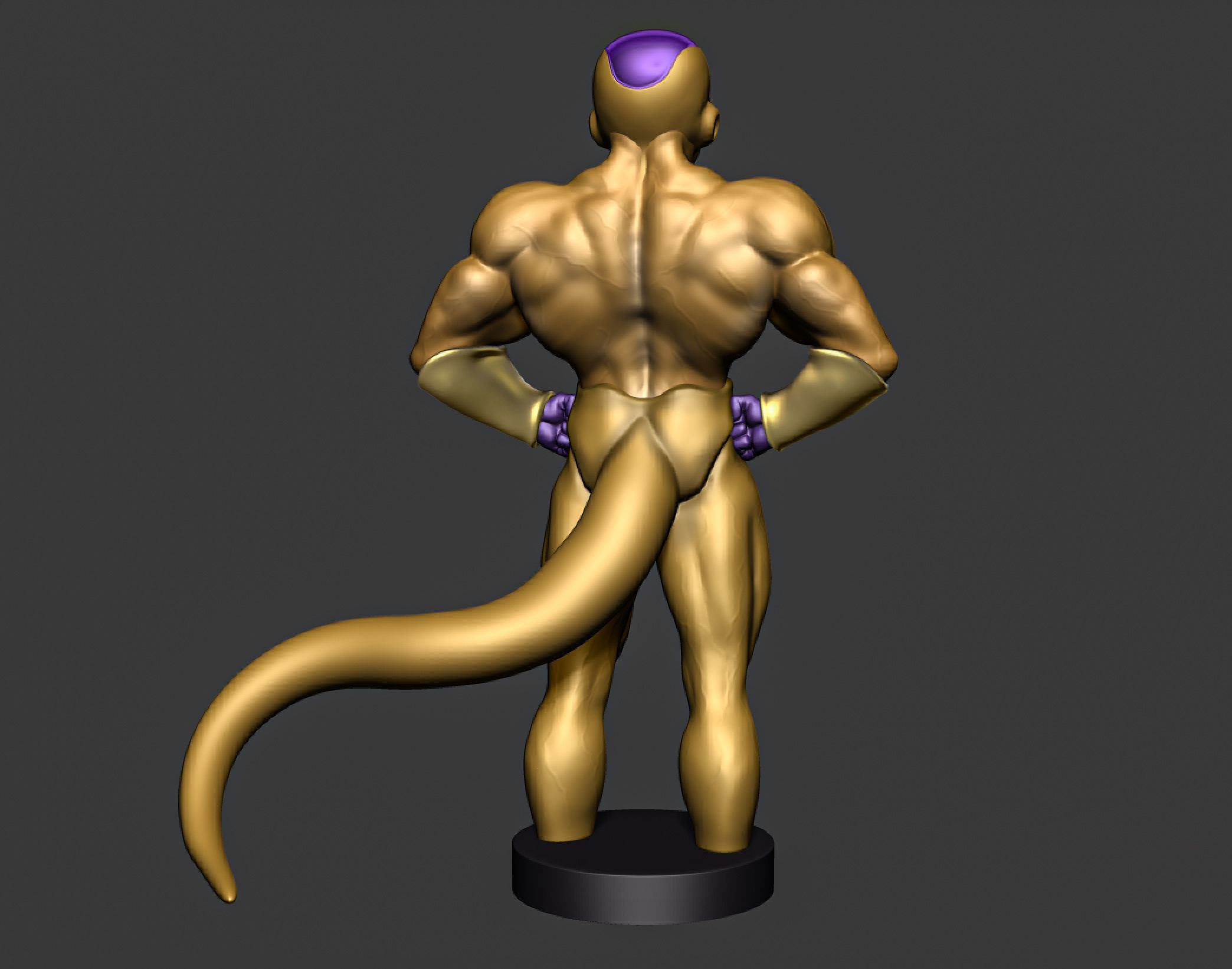 Golden Freeza - Dragon Ball 3D print model_6