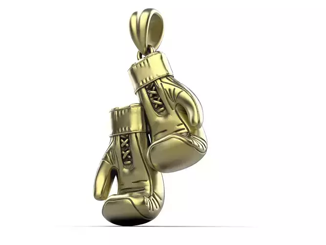 boxing gloves pendant 3D print model