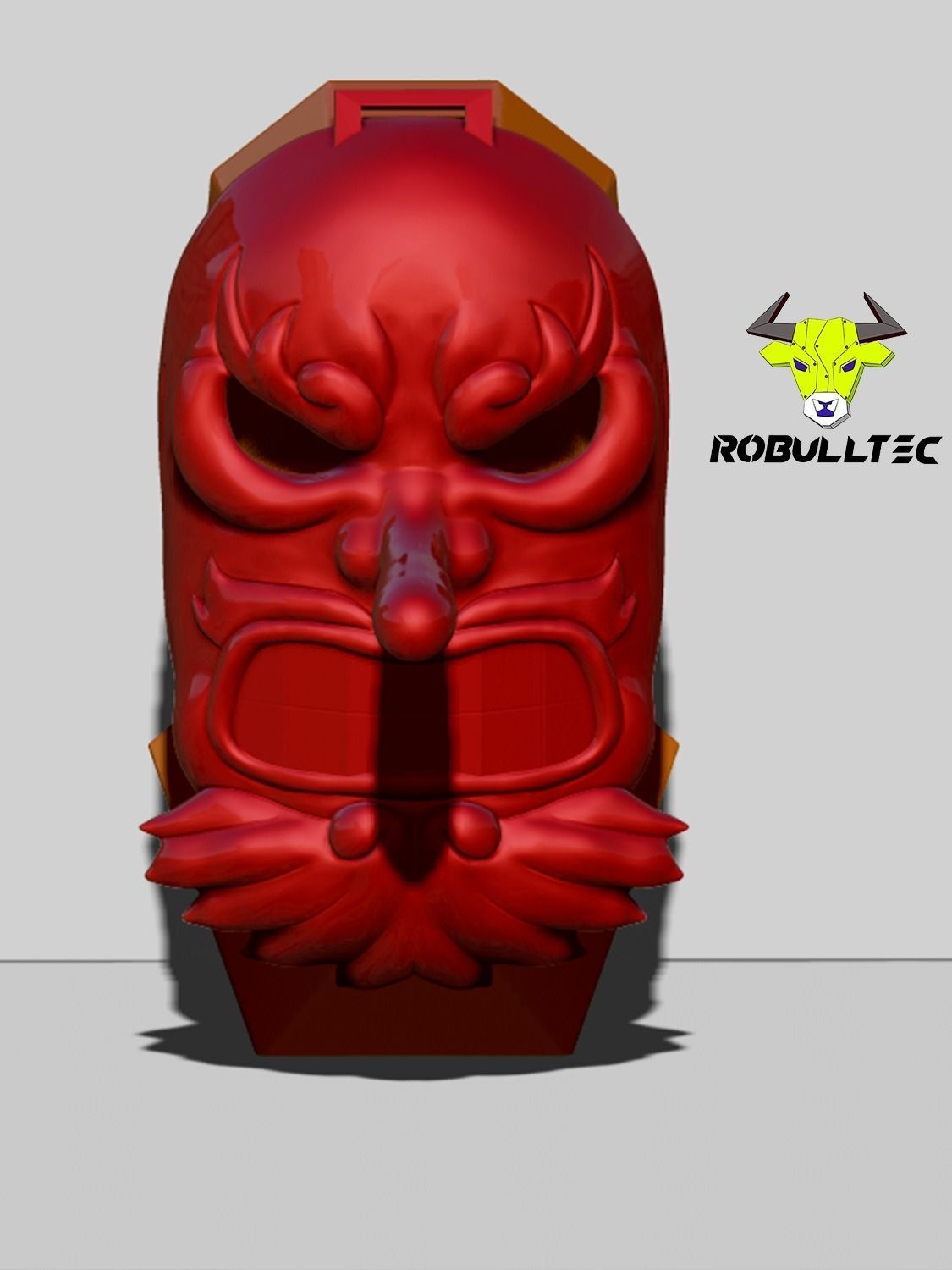 Tengu Mask 3D print model_1