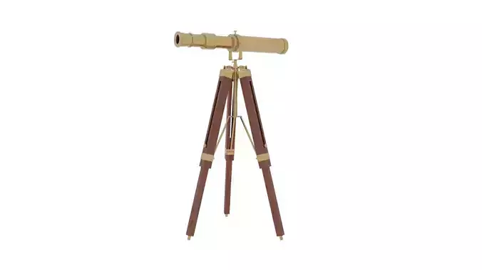 Pedestal Binoculars Lowpoly Model