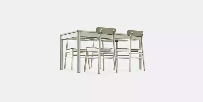 RONNINGE  RONNINGE Table and 4 chairs