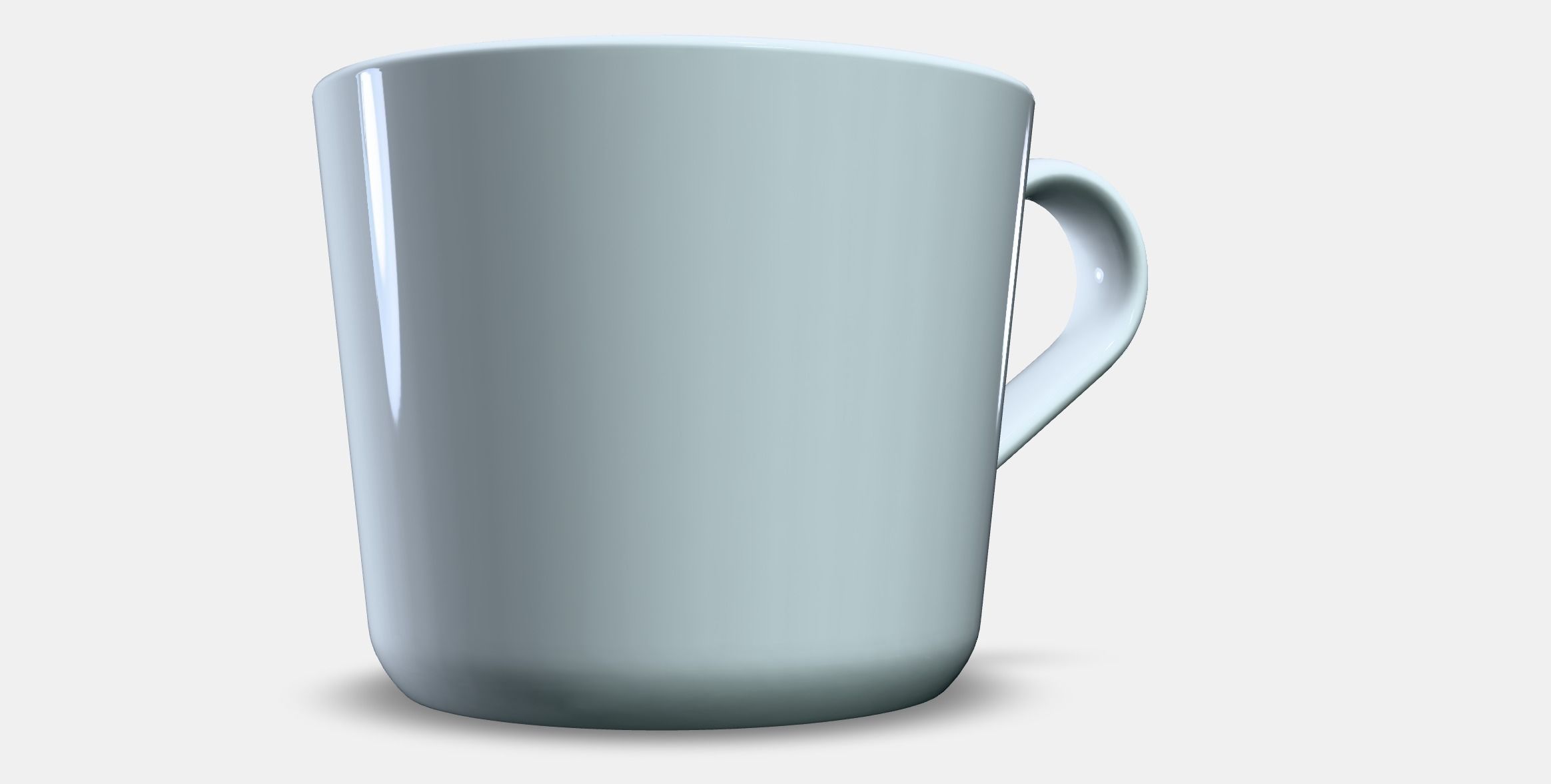 IKEA 365 Mug Low-poly 3D model_9