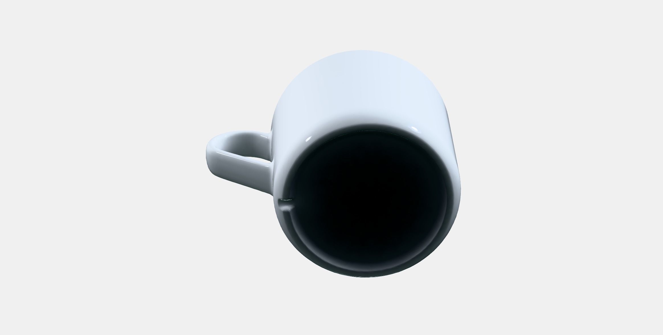 IKEA 365 Mug Low-poly 3D model_7