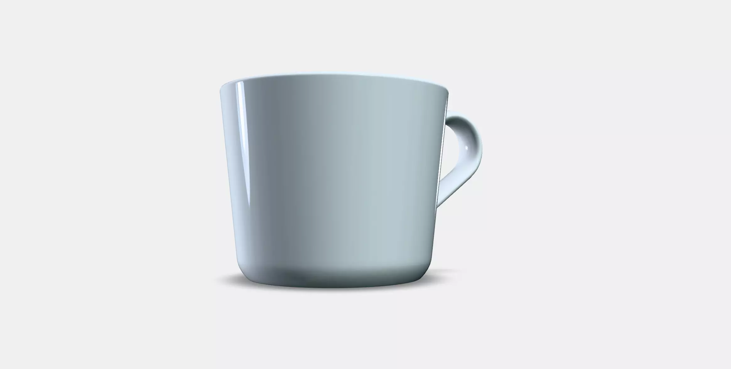IKEA 365 Mug Low-poly 3D model_0