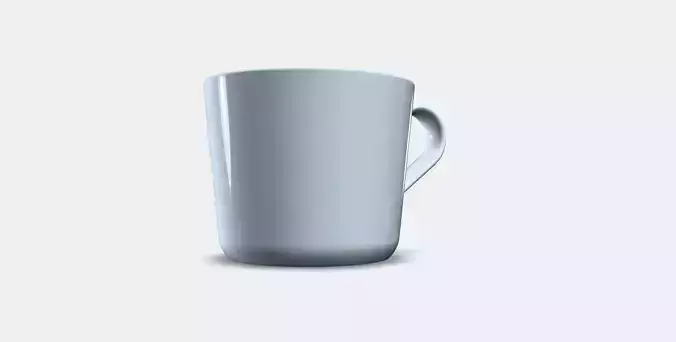 IKEA 365 Mug Low-poly 3D model