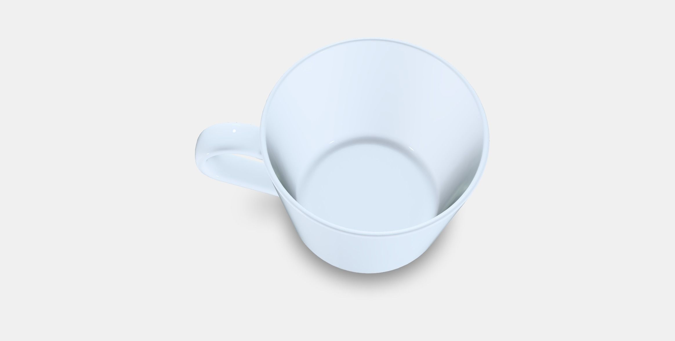 IKEA 365 Mug Low-poly 3D model_2