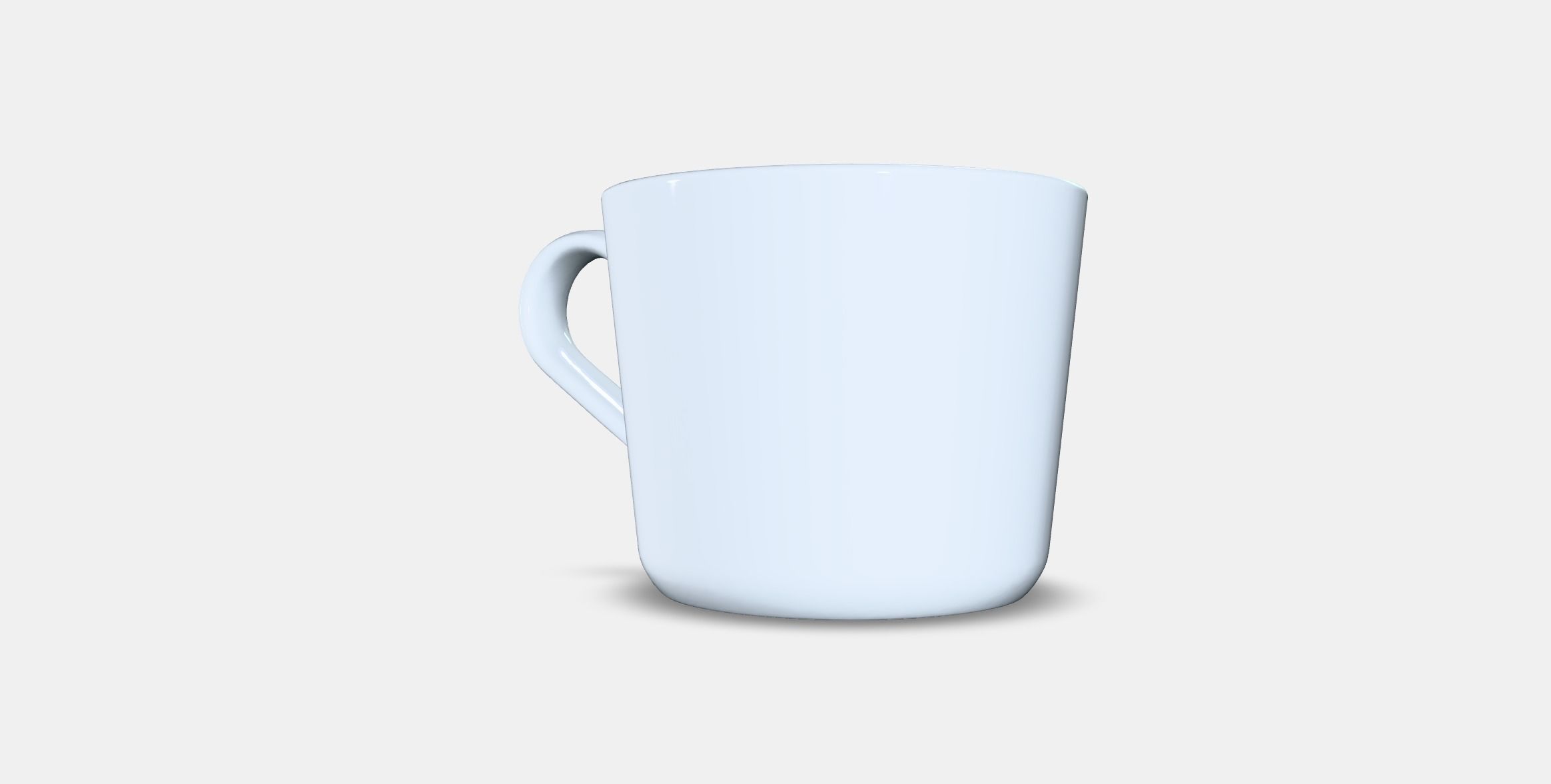 IKEA 365 Mug Low-poly 3D model_4