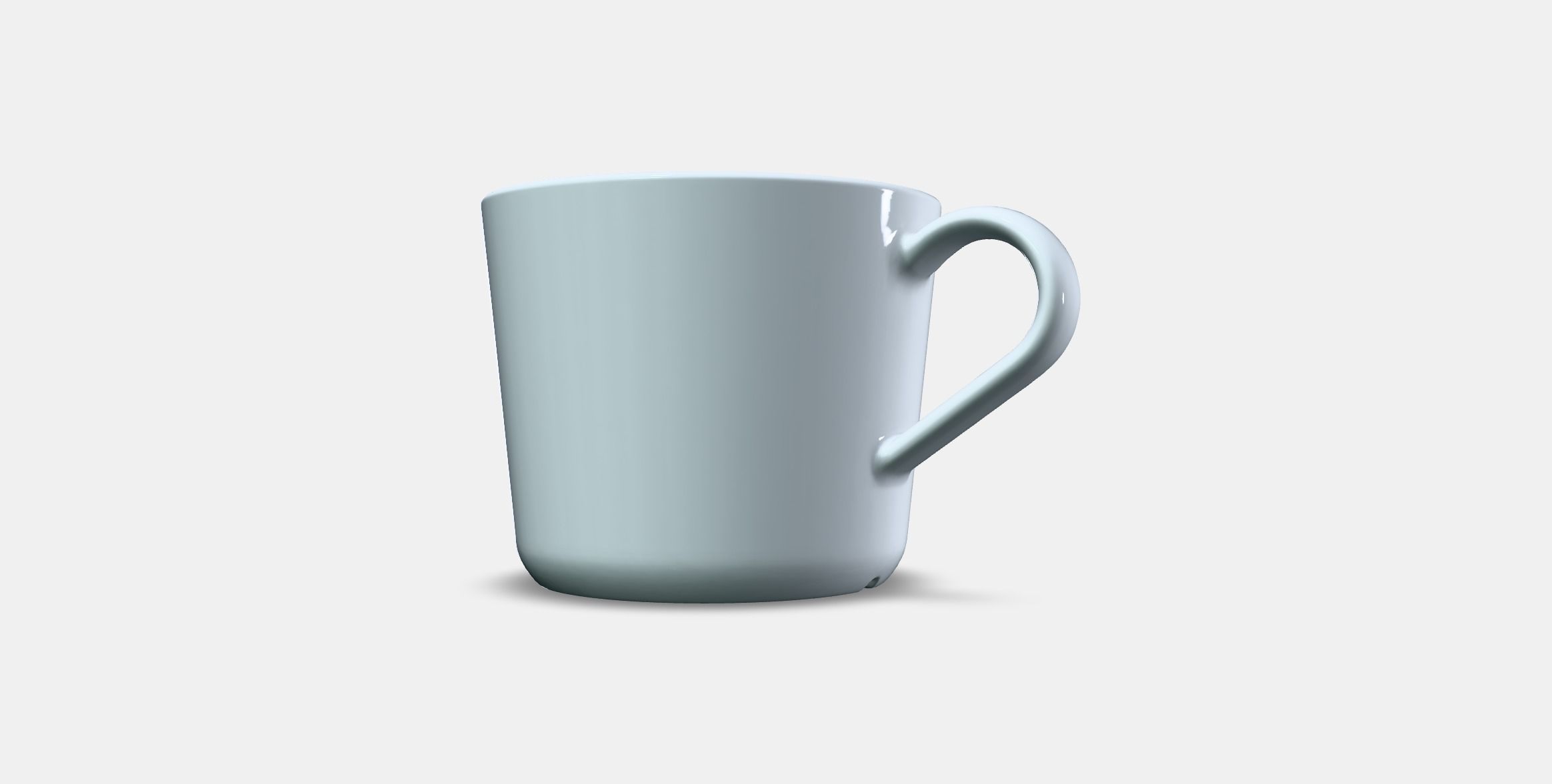 IKEA 365 Mug Low-poly 3D model_12