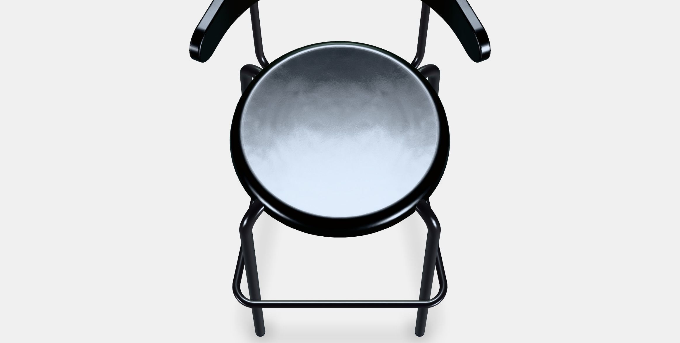 YNGVAR Bar stool Low-poly 3D model_4