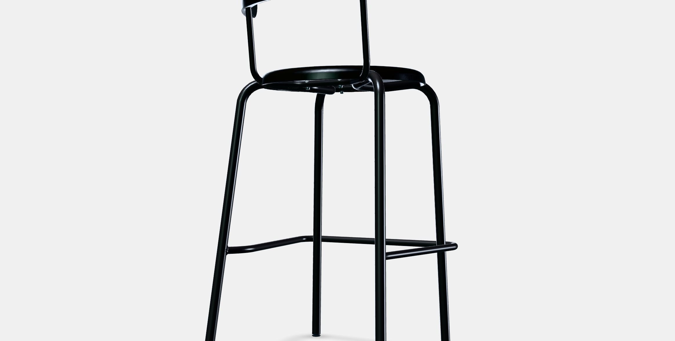 YNGVAR Bar stool Low-poly 3D model_13