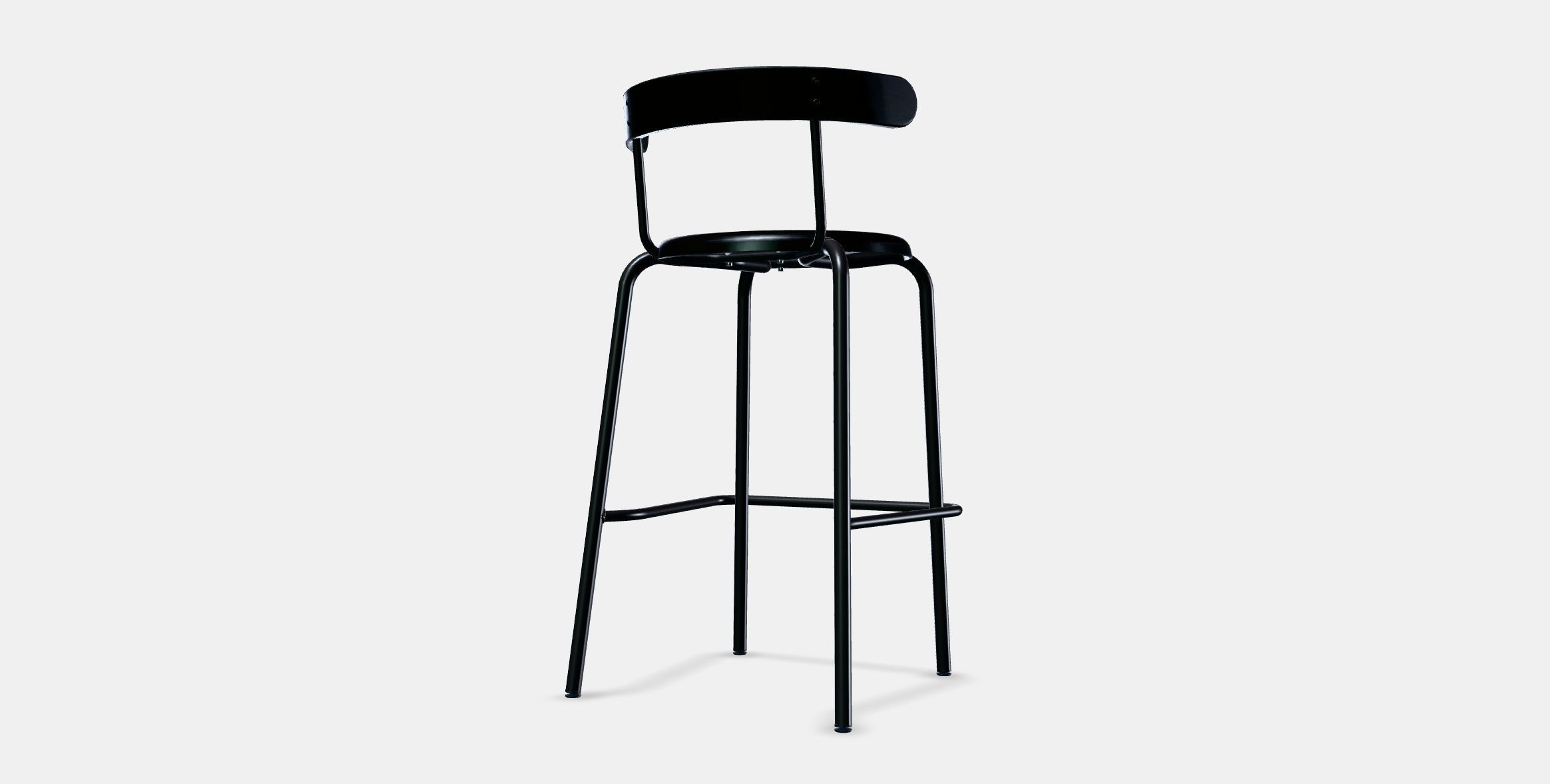 YNGVAR Bar stool Low-poly 3D model_12