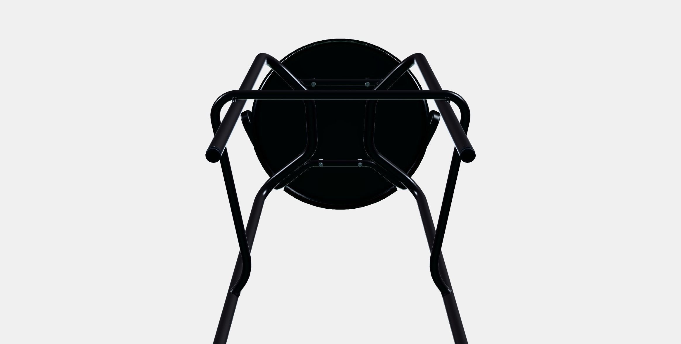 YNGVAR Bar stool Low-poly 3D model_8