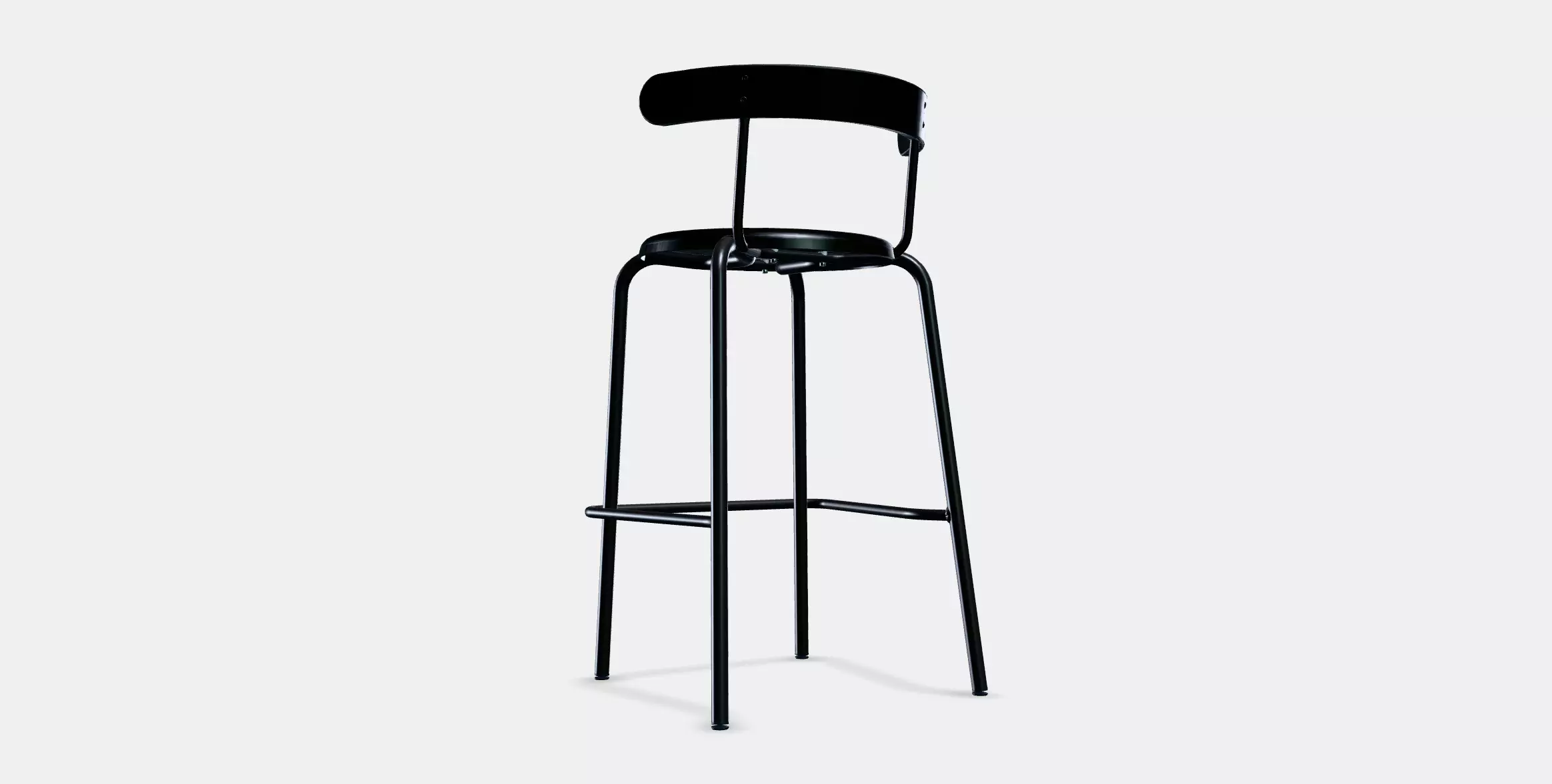 YNGVAR Bar stool Low-poly 3D model_0
