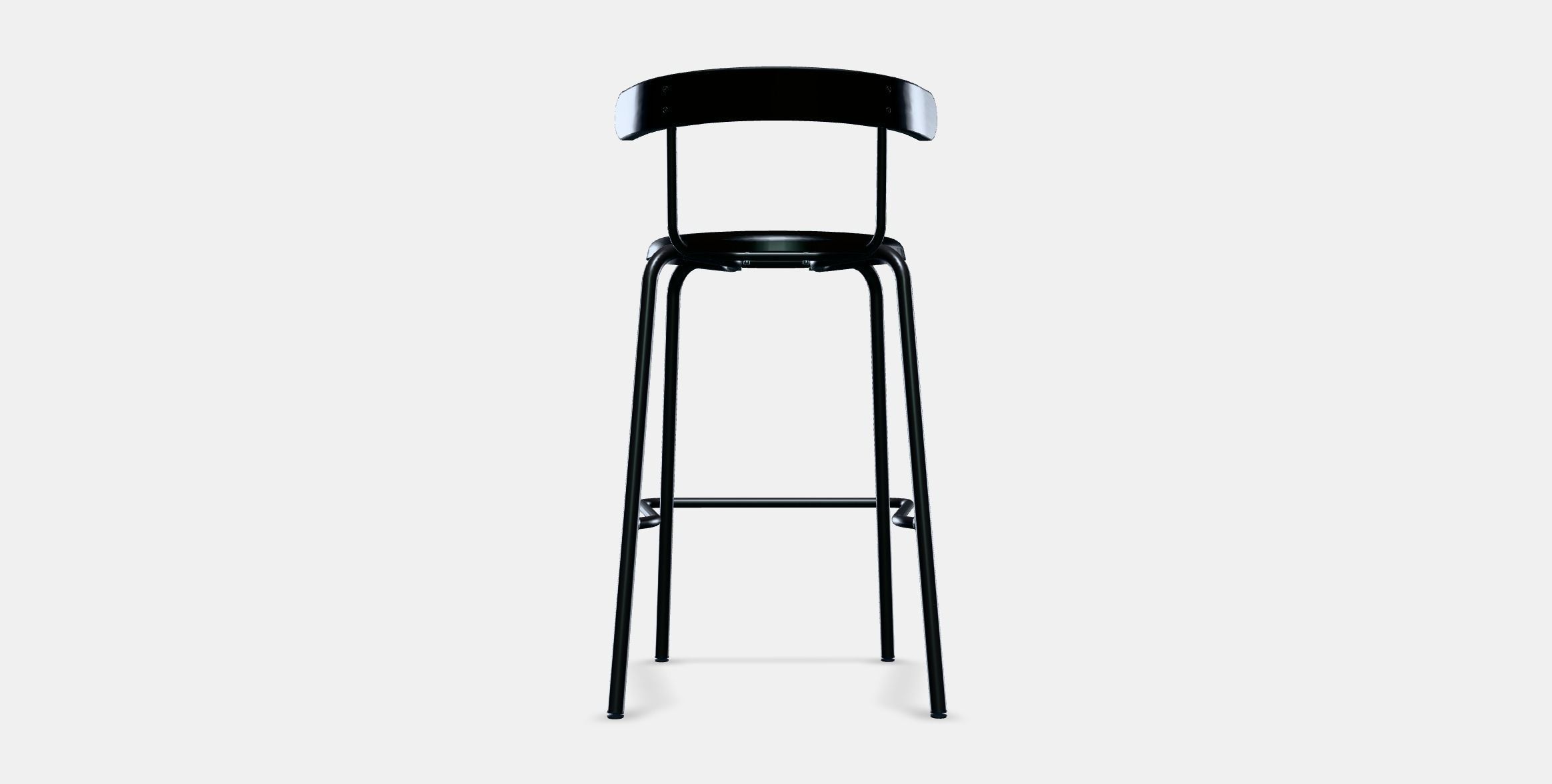 YNGVAR Bar stool Low-poly 3D model_10