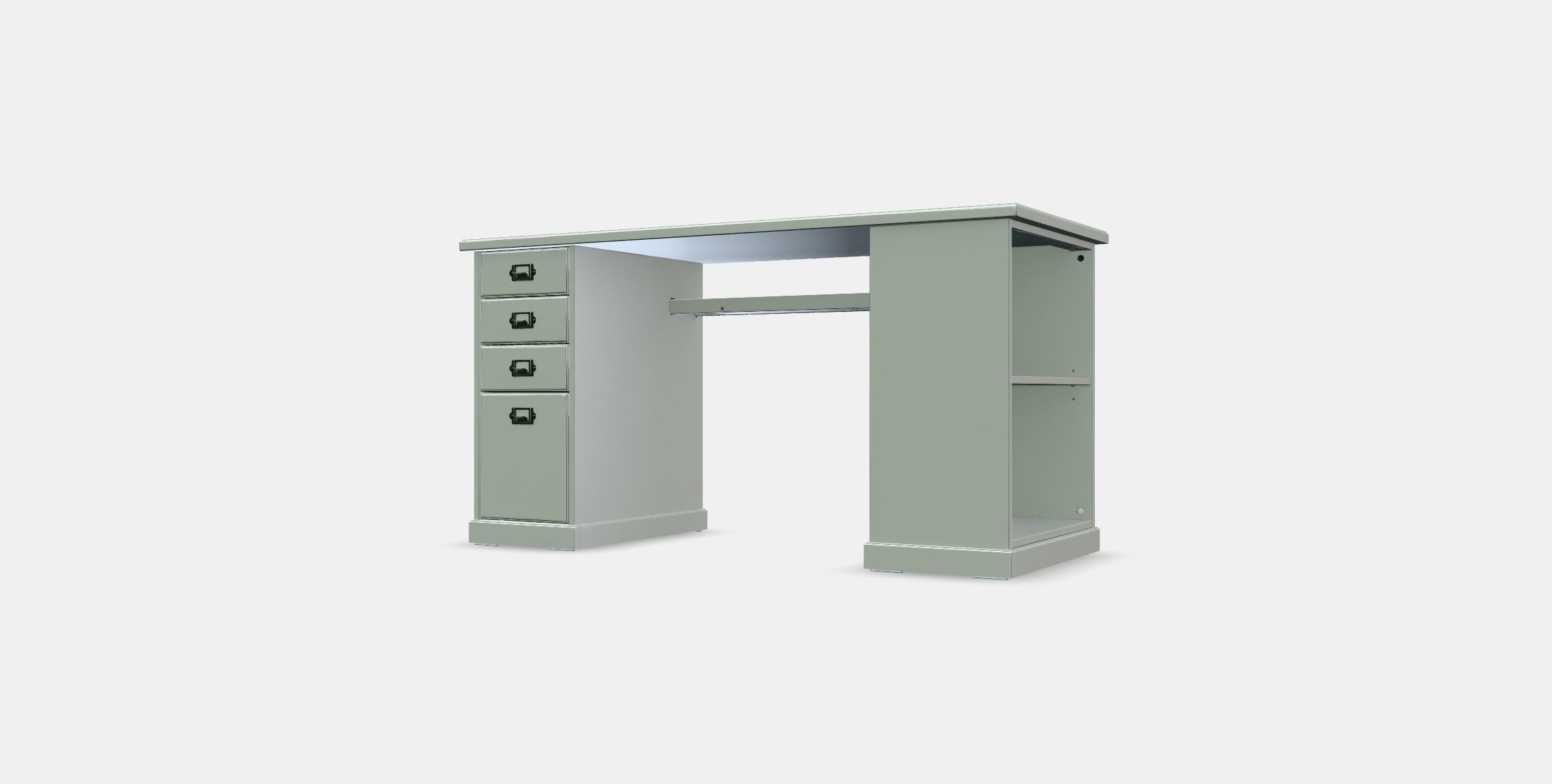 VEBJORN Desk Low-poly 3D model_12