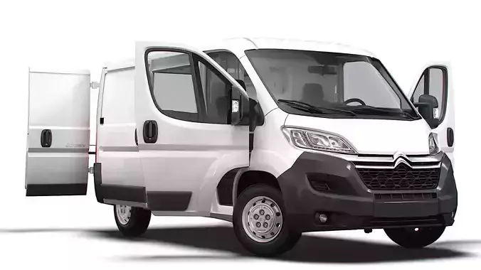 Citroen Jumper Van L1H1 HQ Interior 2023 3D model