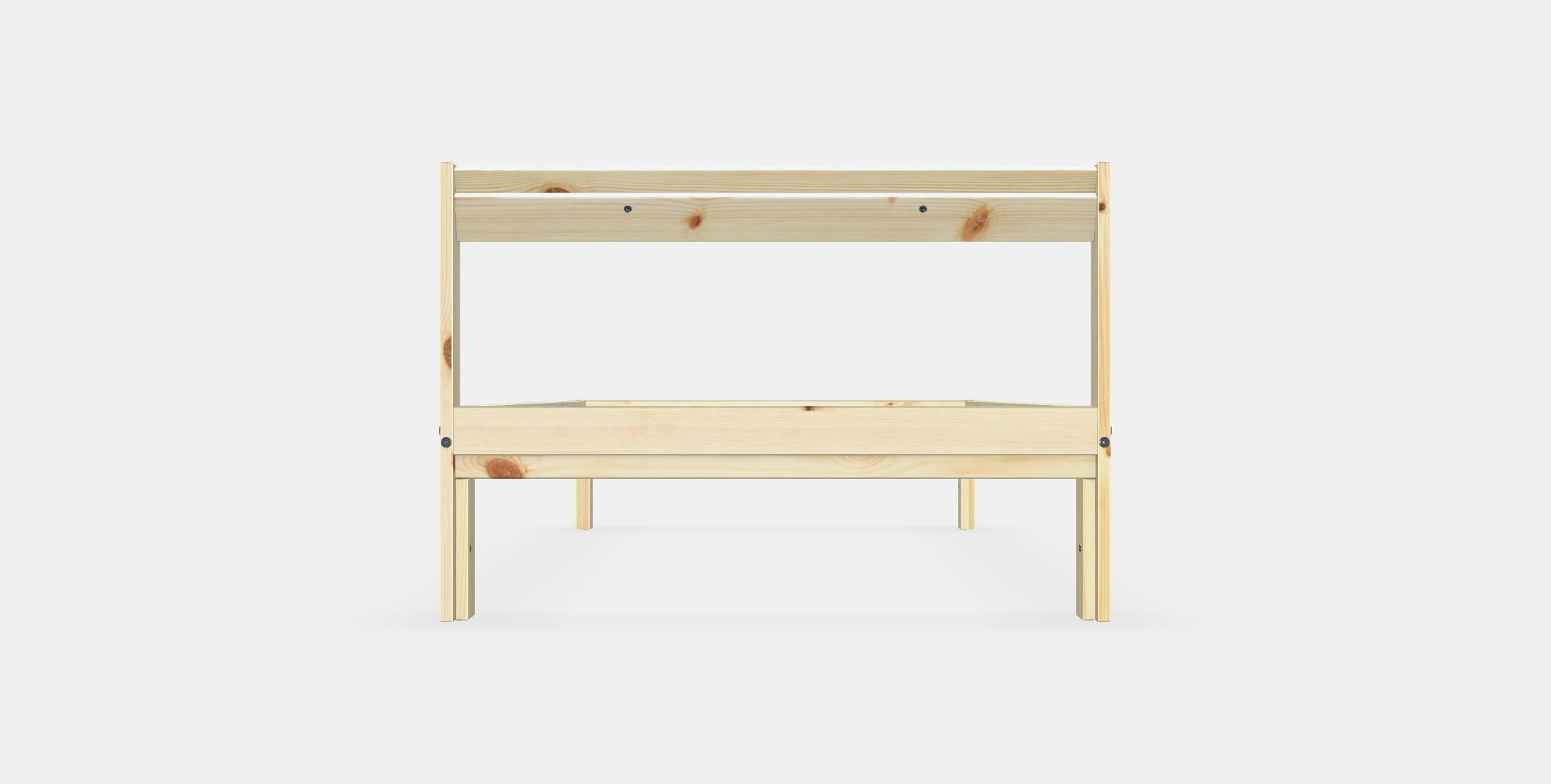 NEIDEN Bed frame Low-poly 3D model_15