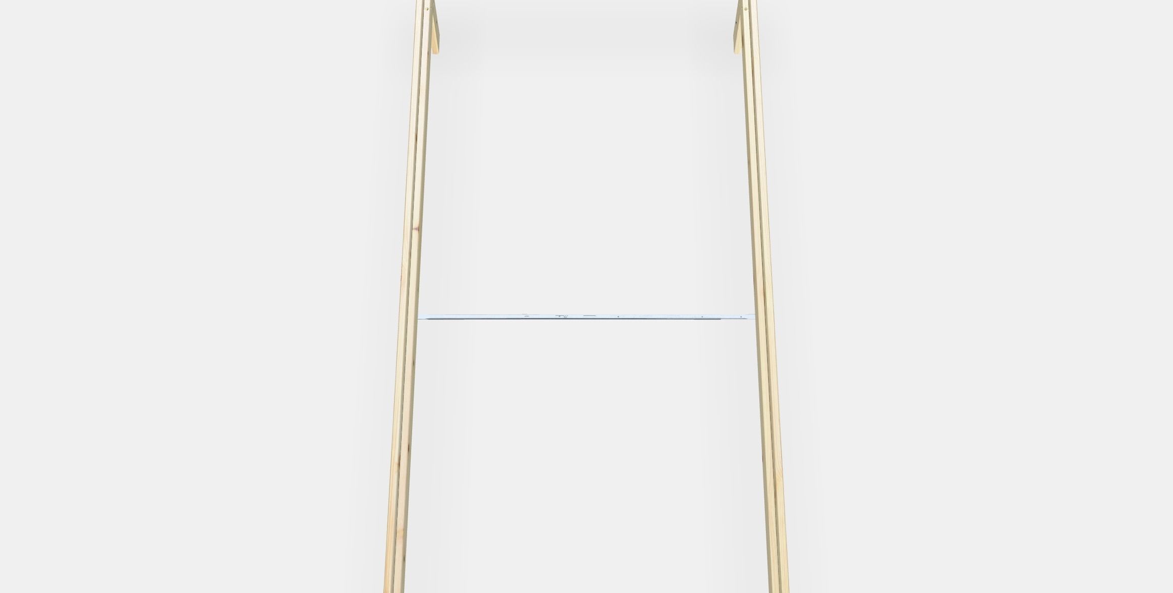 NEIDEN Bed frame Low-poly 3D model_4