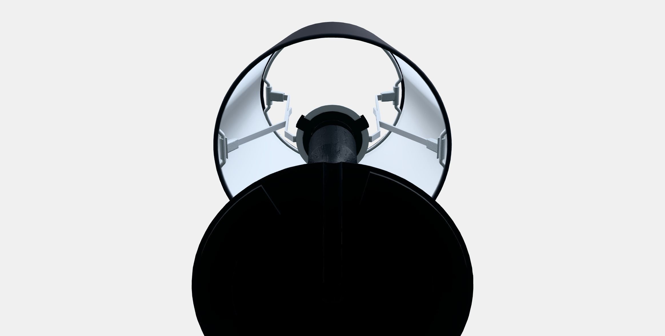 KINNAHULT Table lamp Low-poly 3D model_10